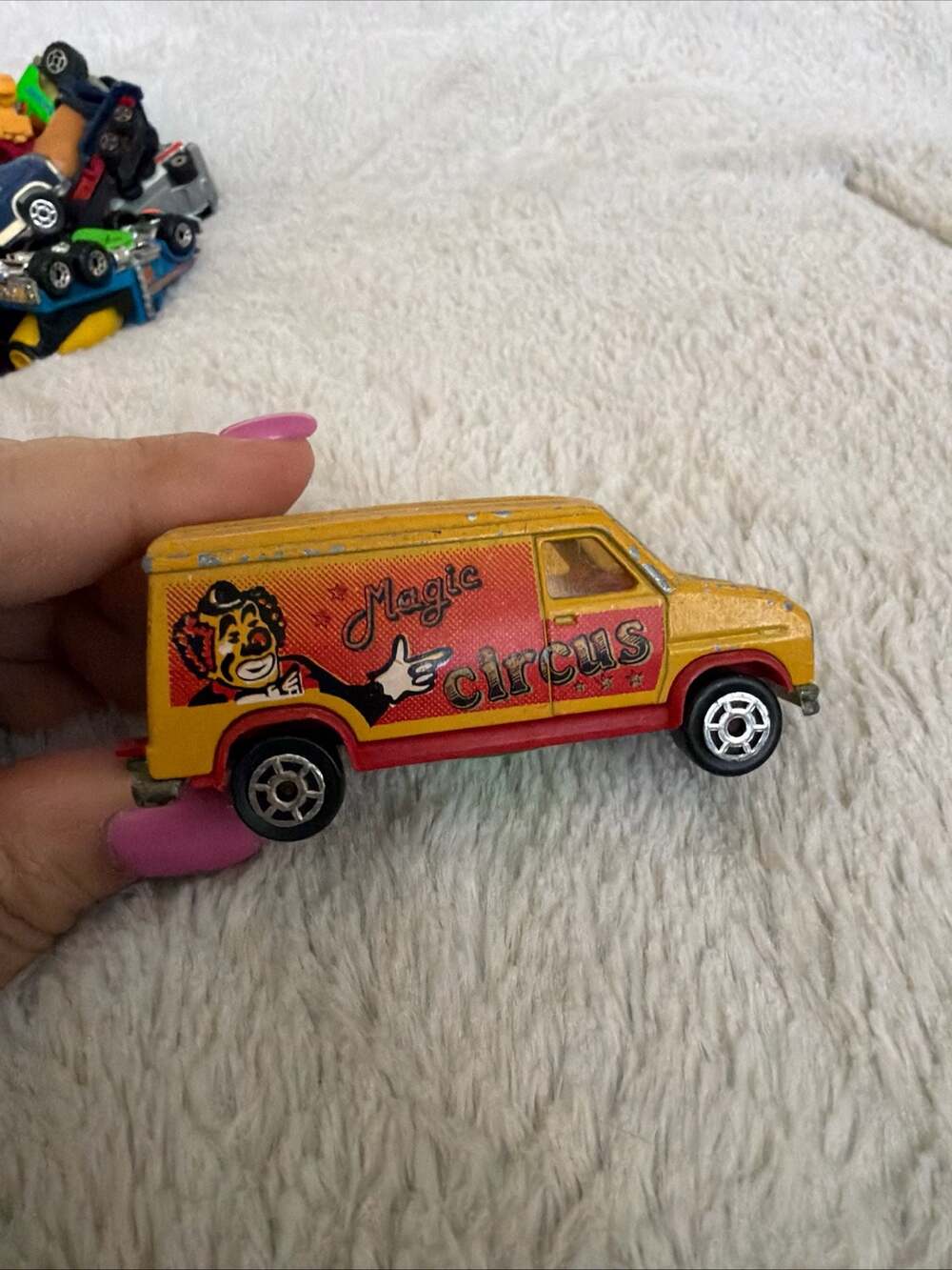 Vintage Majorette 279/234 Fourgon Magic Circus Diecast Van